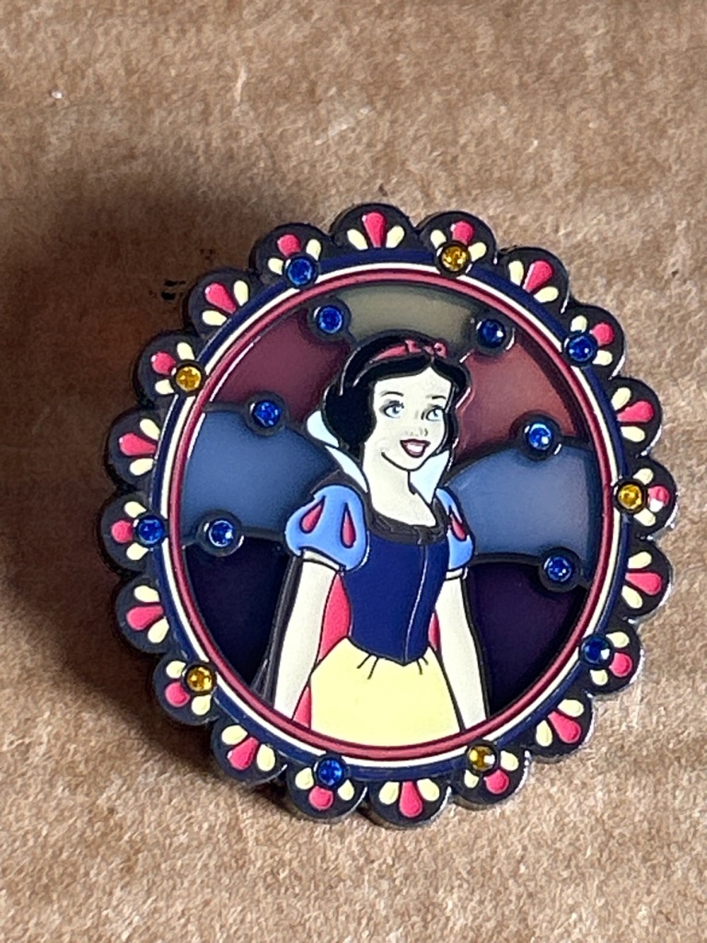 Loungefly Snow White Gem Brooch Pin Disney
